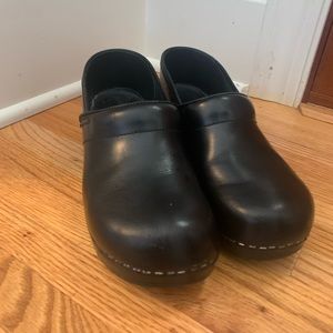 Black Dansko clogs